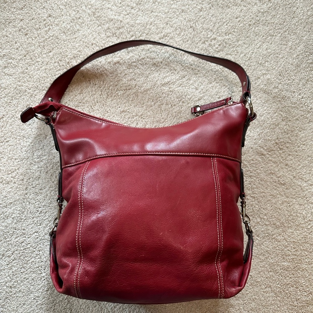 Buttery Soft Leather Zippered Bag